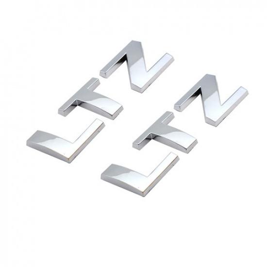 For 2015- Suburban LTZ Chrome Black Bowtie Emblems Letter