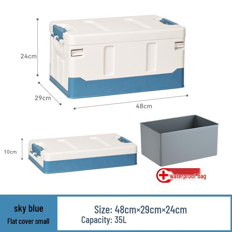 Organizator pliabil pentru depozitare camping portbagaj auto