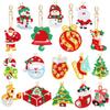 Keychain Kit for Christmas Halloween DIY Crafts, Ornament Material Set