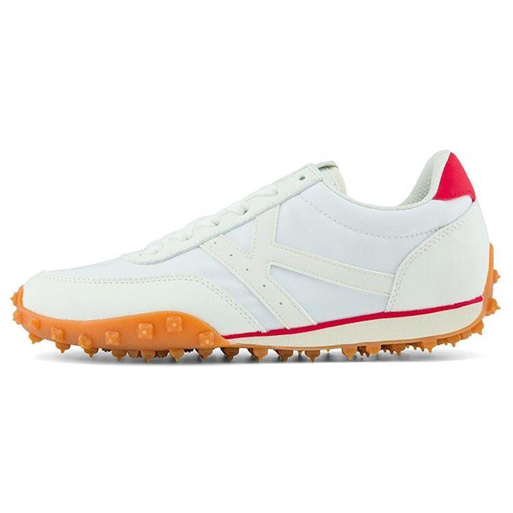 Kappa Woven Classic Shock Absorbing Non-Slip Wear-Resistant Lightweight Breathable Low-Top Casual Shoes Unisex sneakers White Red K0BY5MM27-0106