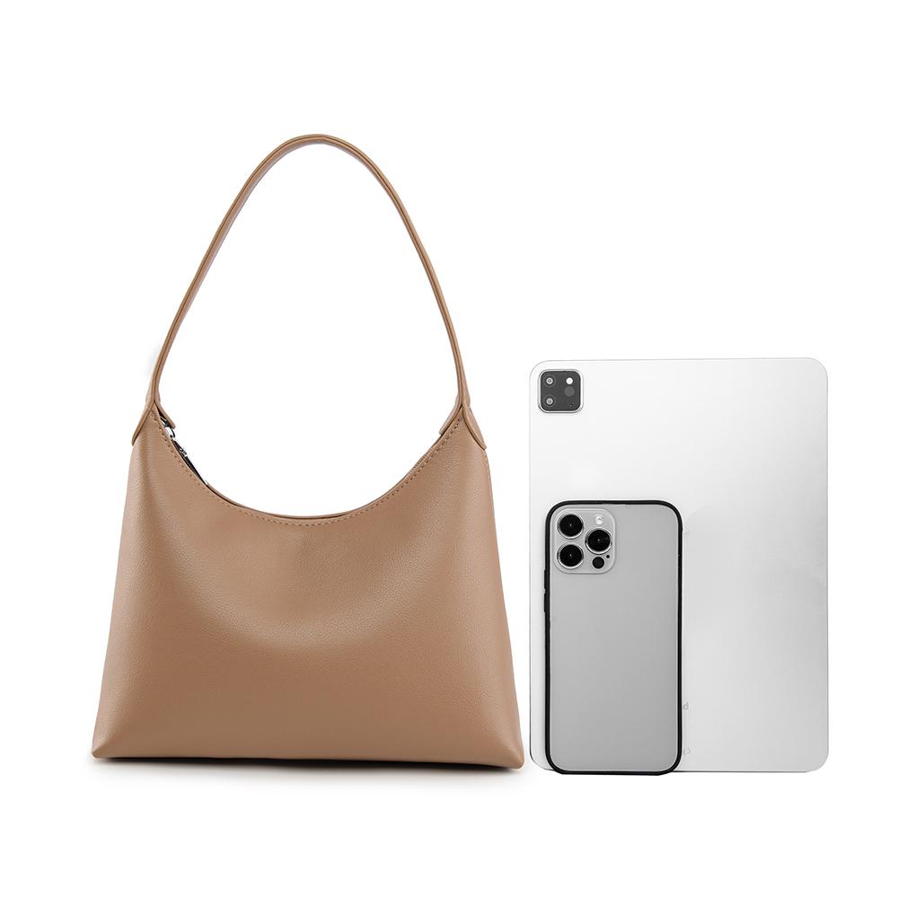 New Women's Soft PU Leather Hobo Shoulder Bag, Large Capacity Minimalist Underarm Handbag for Work, Daily Use and Casual Outings