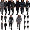 Men's Camouflage Jumpsuit With Hood And Zipper Closure Perfect For Daily Wear