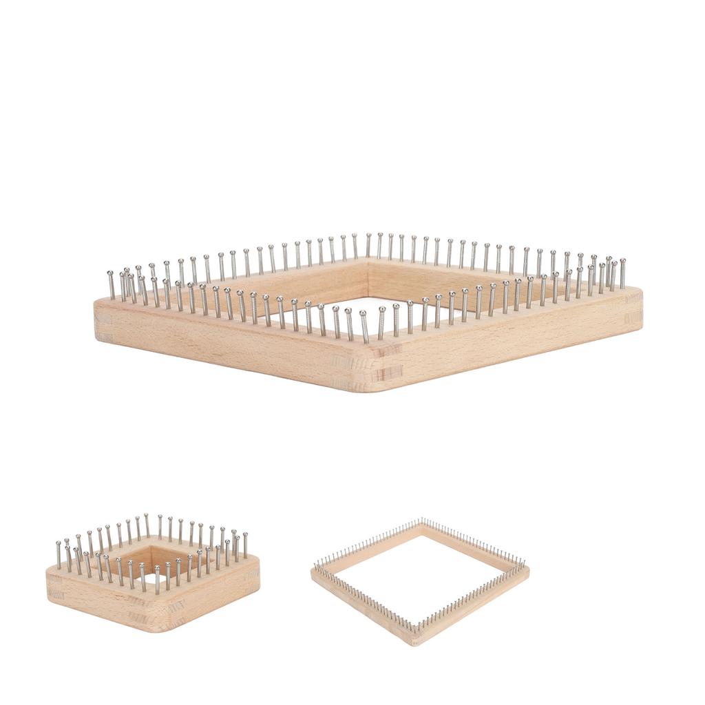 Holzstricken Professionelles handgefertigtes Strickbrett zum Weben von Mützen, Schals und Schals für Kinder