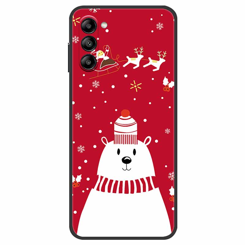 For Samsung Galaxy S23 Plus FE Ultra Case Cover Christmas TPU Soft Silicone Phone Back Cover Case for Fundas Samsung Galaxy S 23