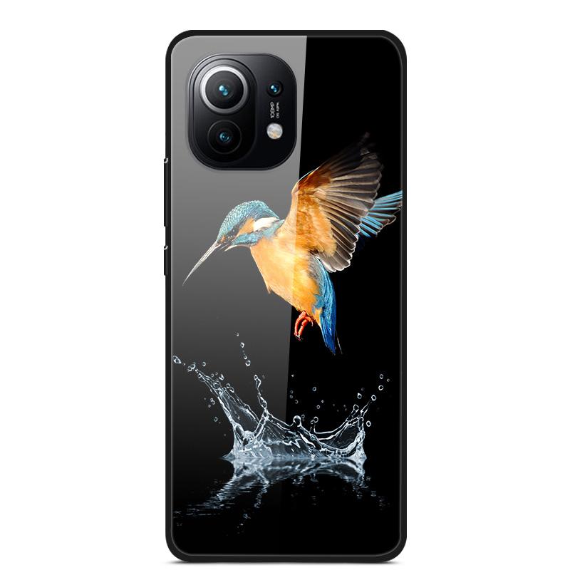 Luxury Cover Case for Xiaomi mi 11 Tempered Glass Cover for Xiaomi mi 11 Lite 5G NE Phone Case for Xiaomi Mi 11 mi11 Lite Coque