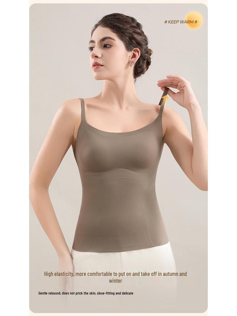 L3 Women's Wool Silk Flannel Base Layer with Bra Pads & Coverage