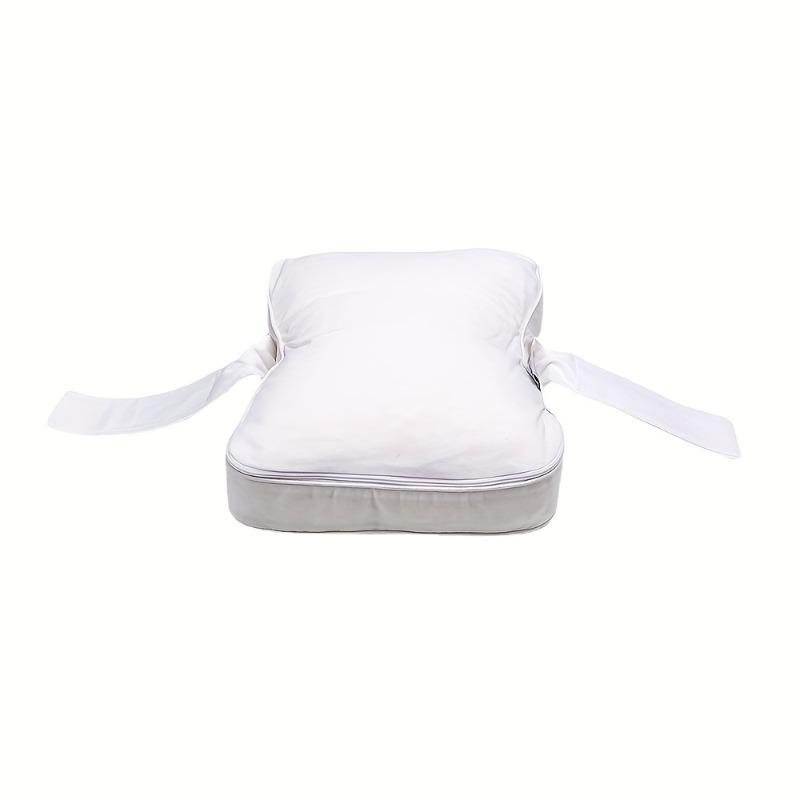 [Knee Pad Pillow] One-Leg Pillow with Adjustable Straps | Knee Pad for Side Sleeping, Polyester Cover