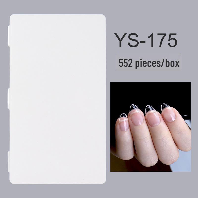 Semi-Frosted Extra Short Almond Seamless Nail Tips, 120 Pieces, Includes Carving and Grinding Options