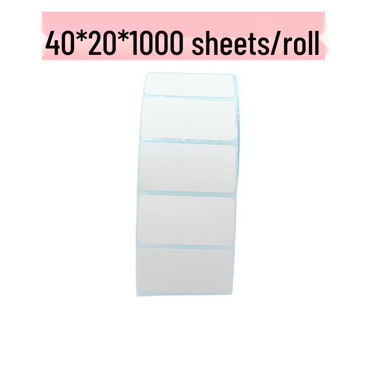 Прочные термоэтикетки для штрих-кодов: 40*30, 50*60, 40*20 - Самоклеящиеся наклейки для молочного чая и использования в супермаркете