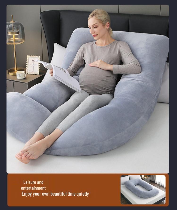Wow Detachable G-shaped Pregnancy Pillow with Lumbar Support for Side Sleeping