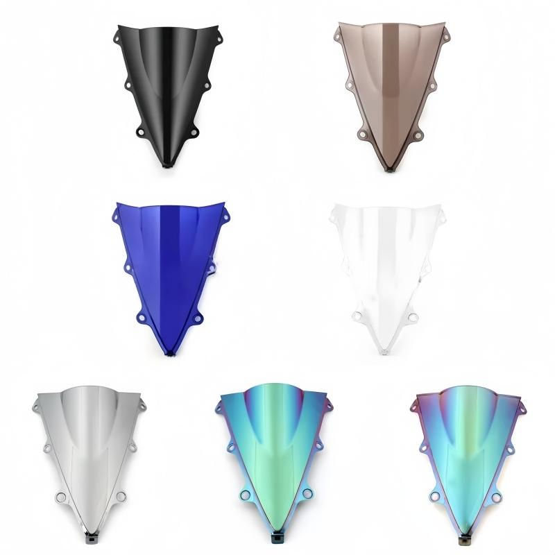 Motorcycle Windshield Front Windshield Flow Guide Plate Double Bubble Wind Deflector For Honda CBR 300 R 300R CBR300R 2014-2017