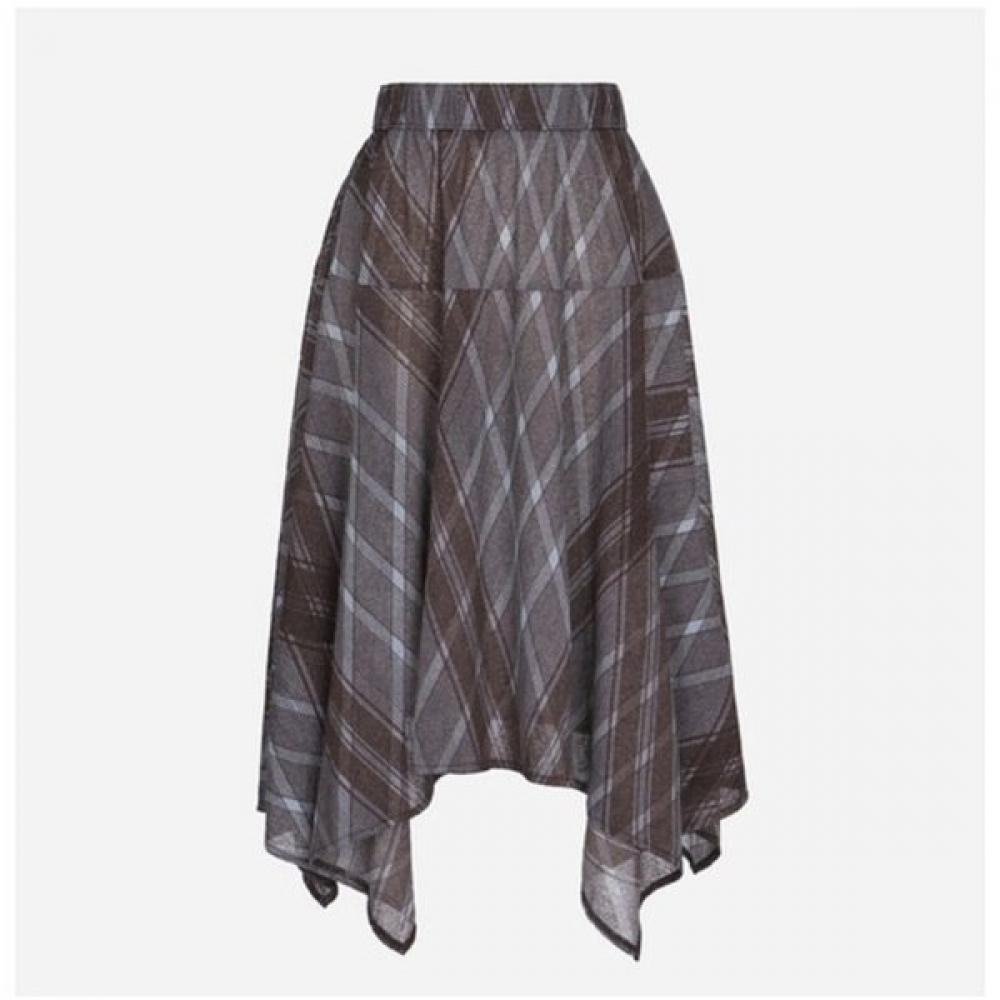 

Thursday Island Banding Layered Skirt T256msk902w brown (BR)/M