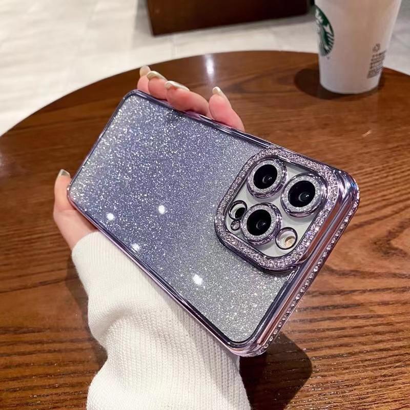 Specchio Ritocco, Adatto per Custodia Telefono Samsung S24ultra Diamante Acqua, Copertura con Supporto Magnetico S23, S22 ULTRA
