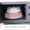 Microwave Oven Plate Cover Round Replacement Washable Household Kitchen Anti-Splatter Food Dish Steam Vent Accessories