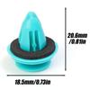 100/20PCS Auto Door Panel Clip with Seal Ring Auto Fastener Rivet Bumper Clip Retainer Car Interior Retaining Accessories