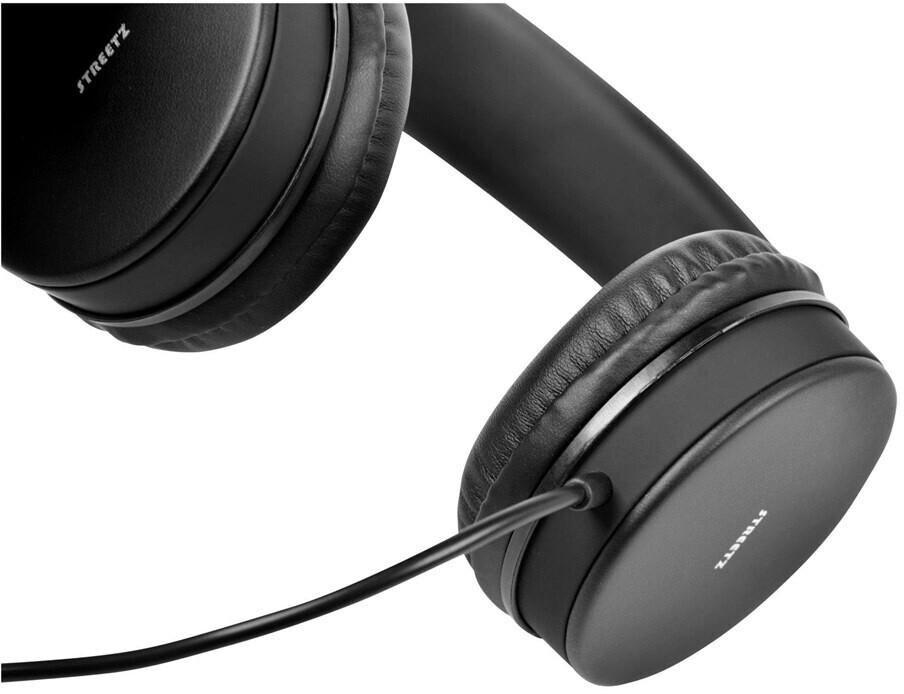 Fones de ouvido Streetz H300 preto