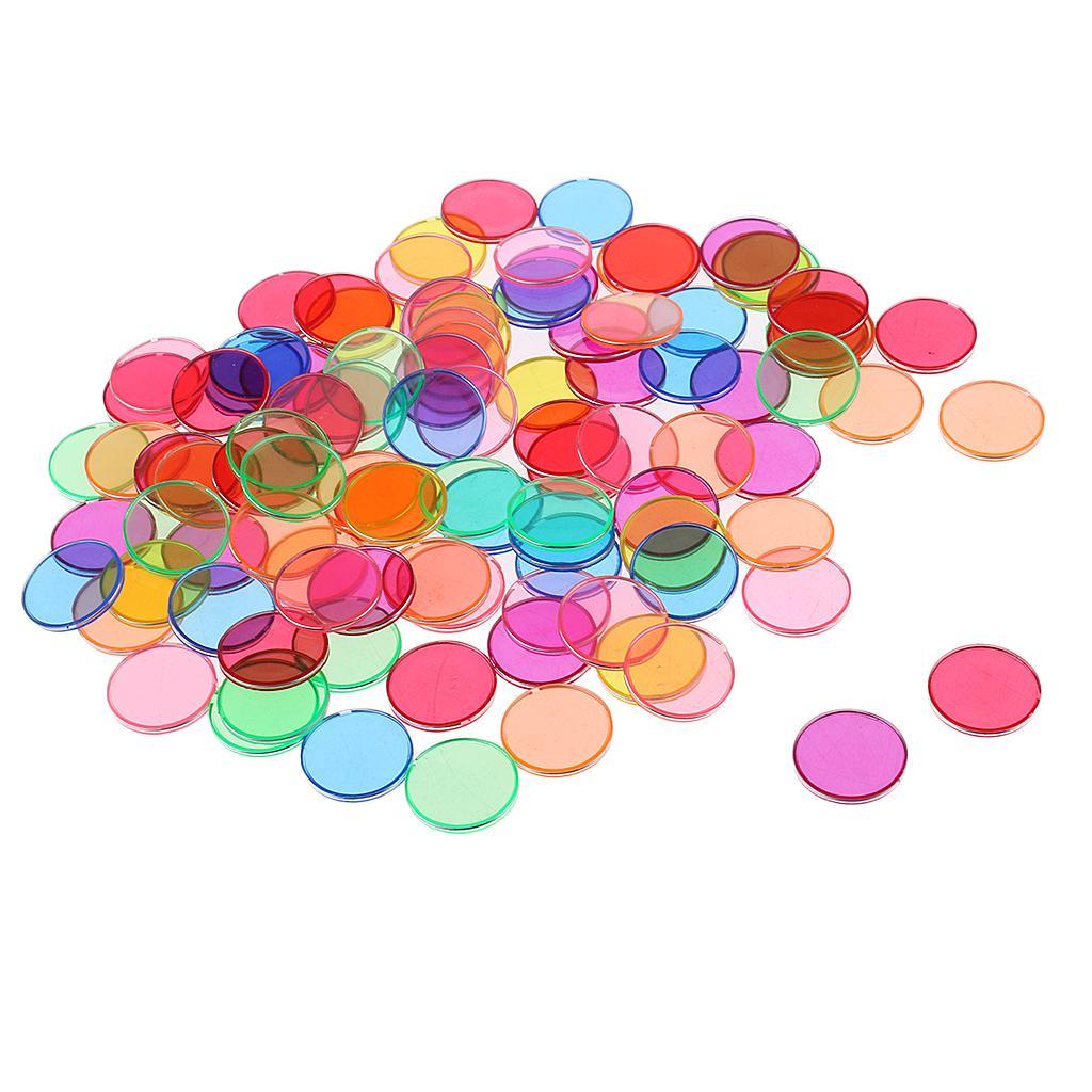 400Pcs Plastic Disk Chips Children Making Help