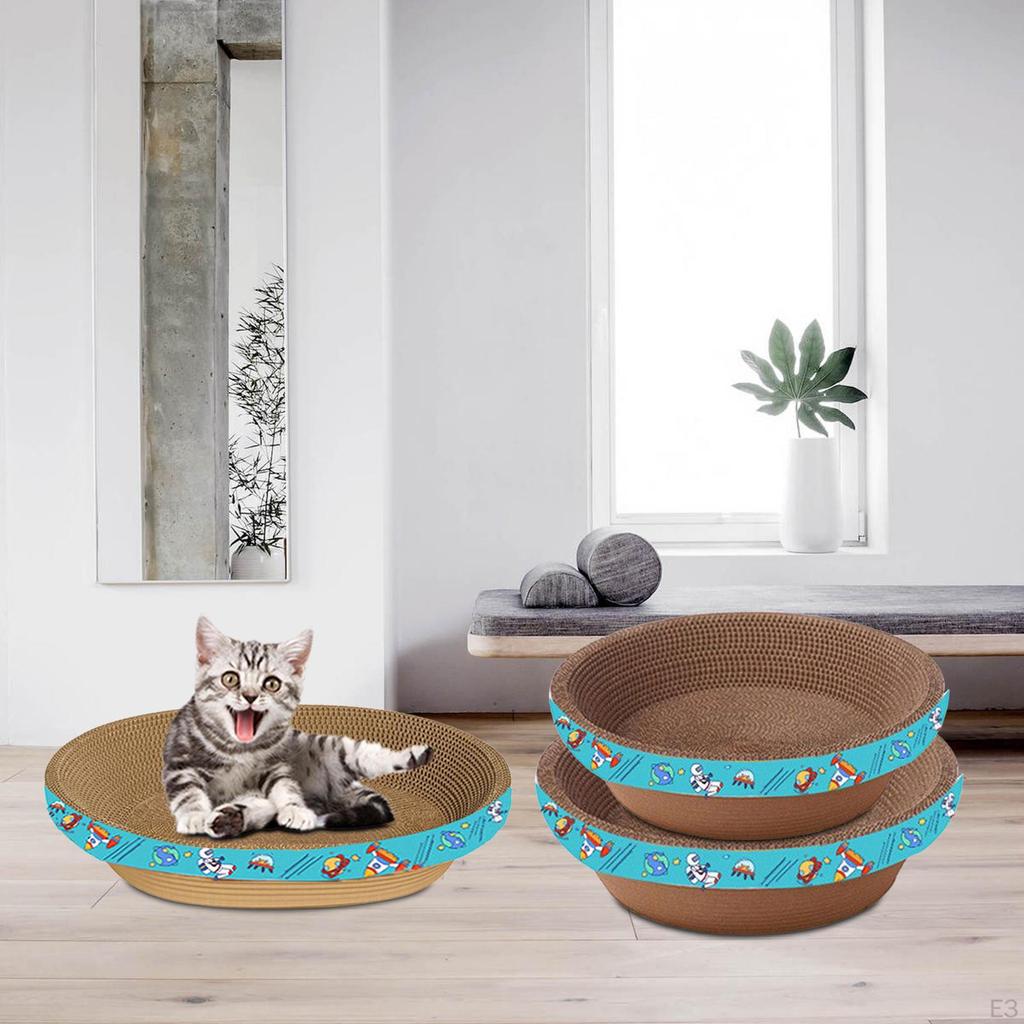 Cat Scratcher Board Cardboard Corrugated Scratch Pet Cushion Sofa for Indoor