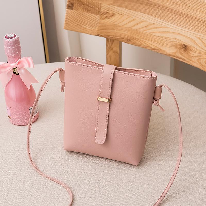 2024 Dames Lente Bucket Crossbody Tas - Eenvoudige Casual Schoudertas voor Telefoon & Make-up
