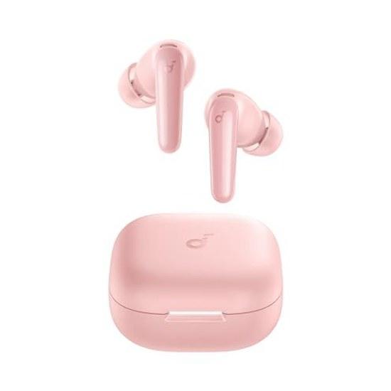 Anker Soundcore P31i (Bluetooth 6.1) Complete Wireless Earbuds / Active Noise Cancelling Multipoint Connection Up 50 Hours Playback PSE Technical Pink