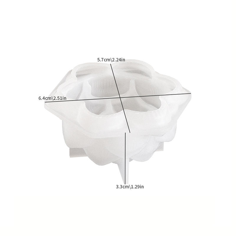 Lotus Flower Silicone Mold for Candle Making DIY Aromatherapy Plaster Resin Craft Home Decor Crystal Epoxy Mold
