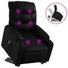 Vidaxl Lift and Massage Chair, Reclining, Black, Eco-Leather