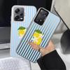 Case for Xiaomi Redmi A5 A1 A2 Plus 9C 13C K60 12C Note 9 10 10C 14C 9T Back Phone Cover Lemon Cool Stripe Pattern