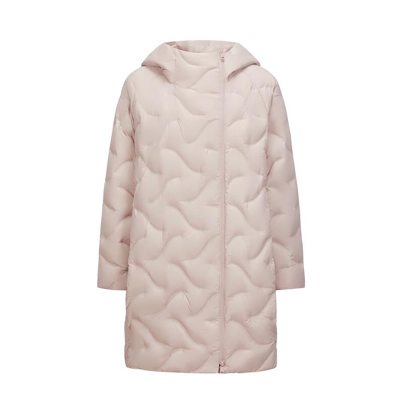 Jiu Zi Anna Kou Women's Relaxed Fit Hooded Mid-Length Down Jacket
