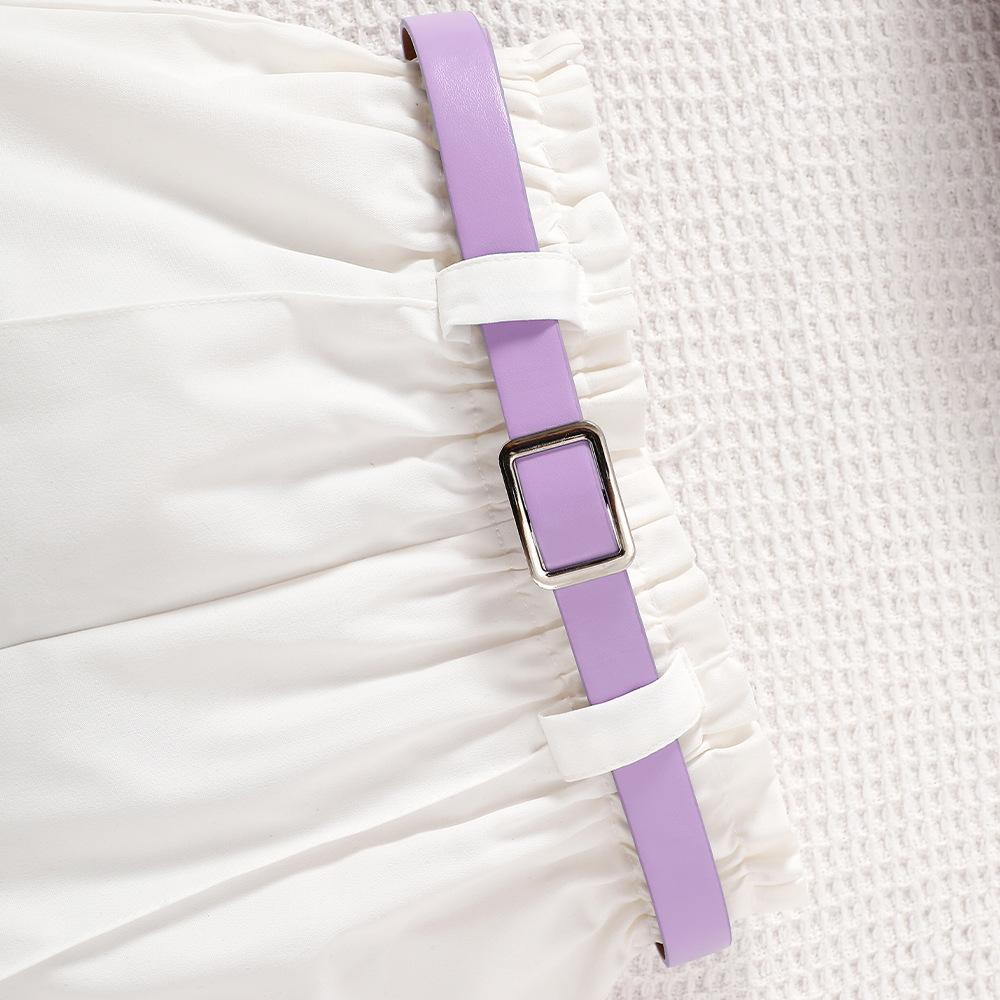 8-12Y Children's Clothing New Girls Spring and Summer Short-sleeved Knitted Top Kids Shorts Suit