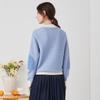 Zhaojun Women's Pure Cashmere Half-High Neck Raglan Sweater