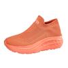 Women's Casual Sports Socks Sneakers Fashionable Thick Sole Air Cushion, Elevated Sloping Heel Rocking Shoes Running Shoes