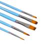 Daily Practice Nylon Mixed Brush Set for Watercolor, Gouache, Oil Painting - 5 Brushes