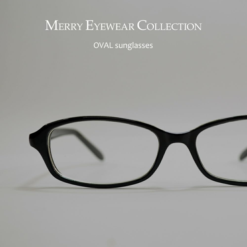MERRY PLEASURE Sunglasses for Men and with Lenses Women, Oval, Light-Tinted