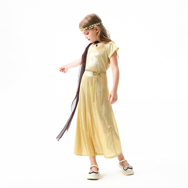 Halloween Children's Costumes Ancient Greek and Roman Mythology Cos Girls' Dresses Egyptian Goddess Children's Clothing Performance Costumes