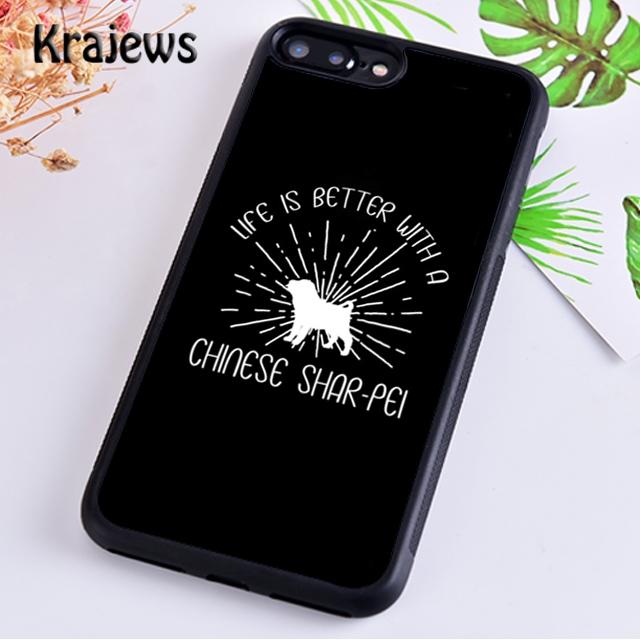 Krajews Canvas Art Shar Pei Mum Best Guard Dogs For iPhone 17 Air 16 Phone Case Cover 15 14 Plus 12 13 Pro Max