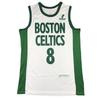 Boston Celtics Basketball Jersey Vest With Embroidered Numbers Names Tatum Irving Bird Fans