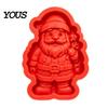 Resin Art Supplies for Beginners Christmas Stepping Stone Mold, Silicone Tree Santa Wreath Gingerbread Man Design, Handmade Gift Creation Tool