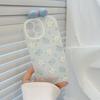 Phone Case with Tie Bow Flower Anti-scratch Flexible Refreshing Decor Animal Phone iPhone14/Pro/Pro for Max/Max(Plus)