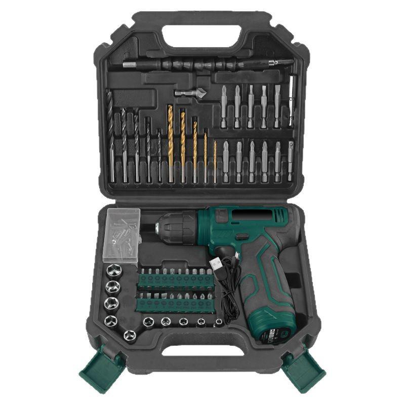 8V Rechargeable Lithium Battery Electric Hand Drill and Screwdriver Set