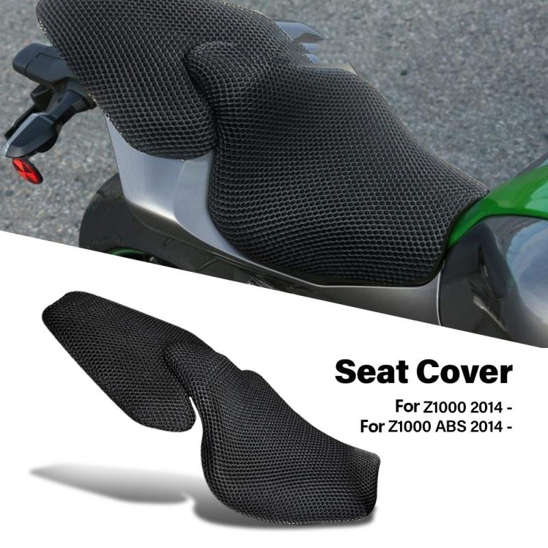 Motorcycle seat cover, Protective, Soft-lined, Fit for kawasaki z1000 z 1000 ABS 2014-Fabric Seat cover, Accessories