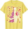 Sorta Merry Sorta Scary Skeleton Christmas Tree Graphic Tee Casual Cotton Short Sleeve T-Shirt for Men