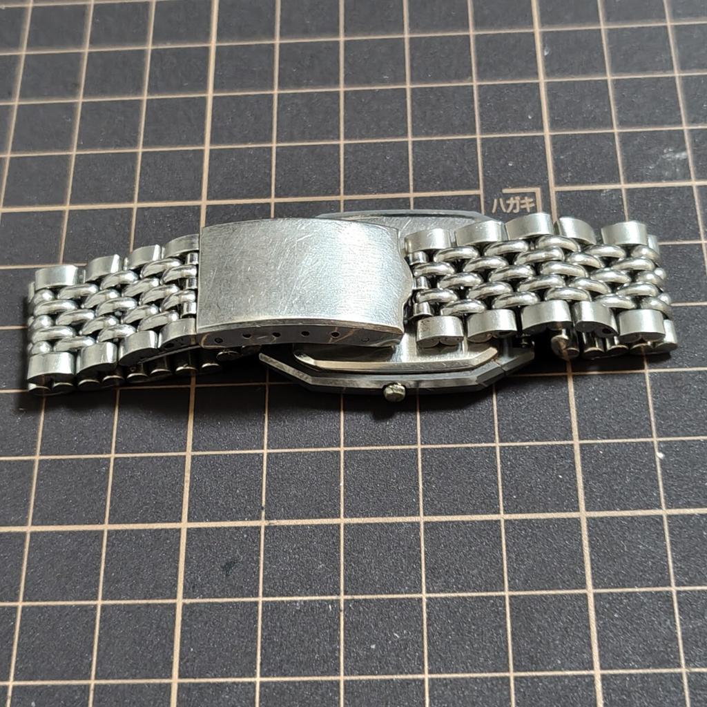 SEIKO DOLCE Rectangular 1980s Gold Square Watch Code [Working Condition] 6030-5390 Men's (Management K26)