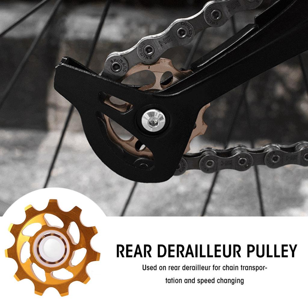 11T Bike Wheel Pulley Rear Derailleur Pulley for Mountain Bike Replacement Parts