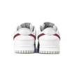 Nike Dunk Style Romantic, Small Flower Slip Resistant Abrasion Resistant Low top Skateboard Shoes Women's White Red HF0023-100(Team676-)