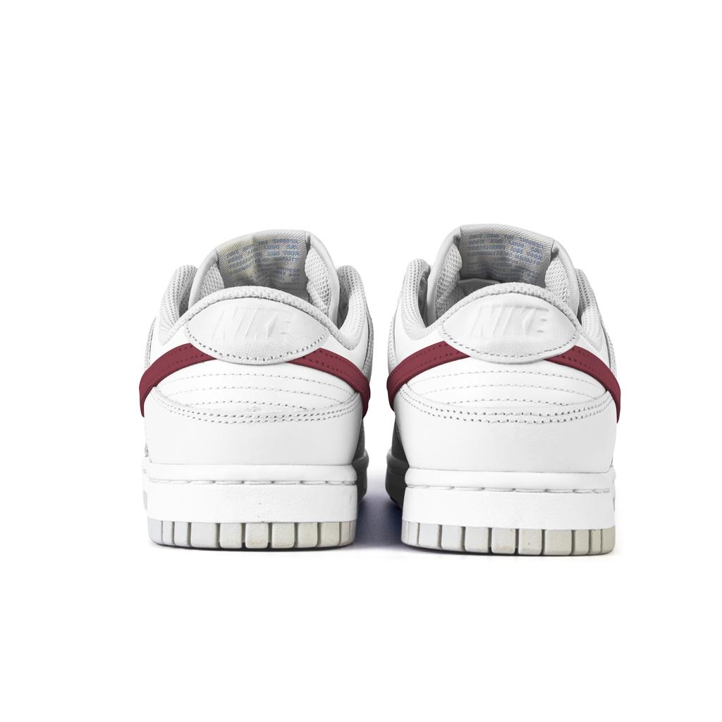 Nike Dunk Style Romantic, Small Flower Slip Resistant Abrasion Resistant Low top Skateboard Shoes Women's White Red HF0023-100(Team676-)