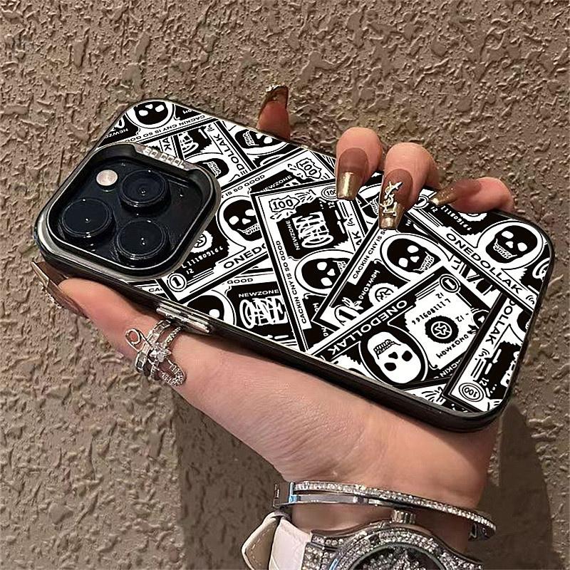 Case For  14 Cases Poco X6 Case Creative Skull Money Case For  Mi 13 12 11 Lite 5G 13T 12T 12X Poco M6 F5 Pro Cover