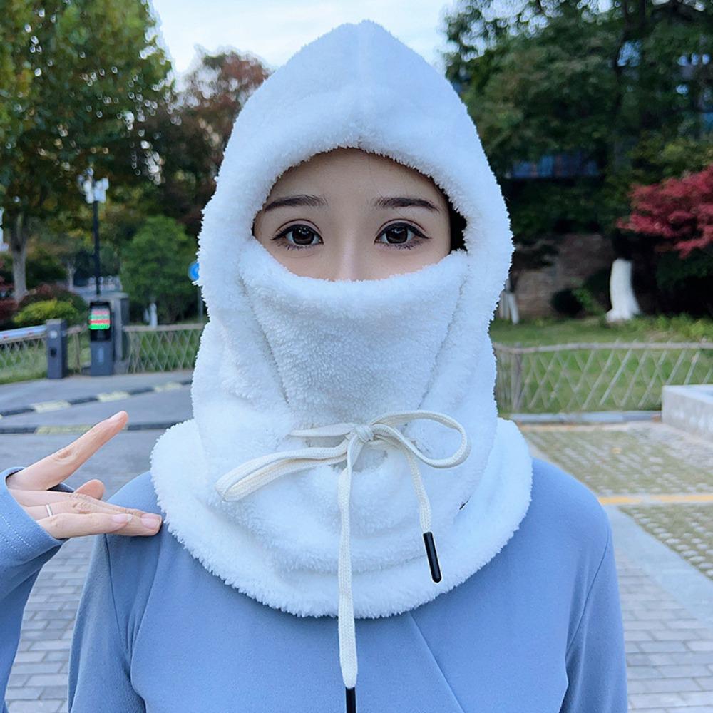 Warm Polyester Winter Hat Winter Warmer Full Face Ski Mask Caps Windproof Balaclava for Women Man