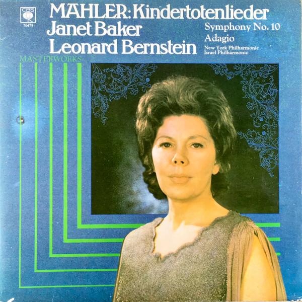 

LP Record MAHLER LEONARD BERNSTEIN JANET B Kindertotenlieder Symphony No. 10 76475 CBS MASTERWORKS 1976 Europe Classical Used