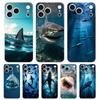 Weiche durchsichtige TPU-Handyhülle für iPhone 17 Air 16E 16 11 15 14 Pro MAX 12 13 7 8 Plus SE Osterhülle Vollständiger Rückenschutz Hai