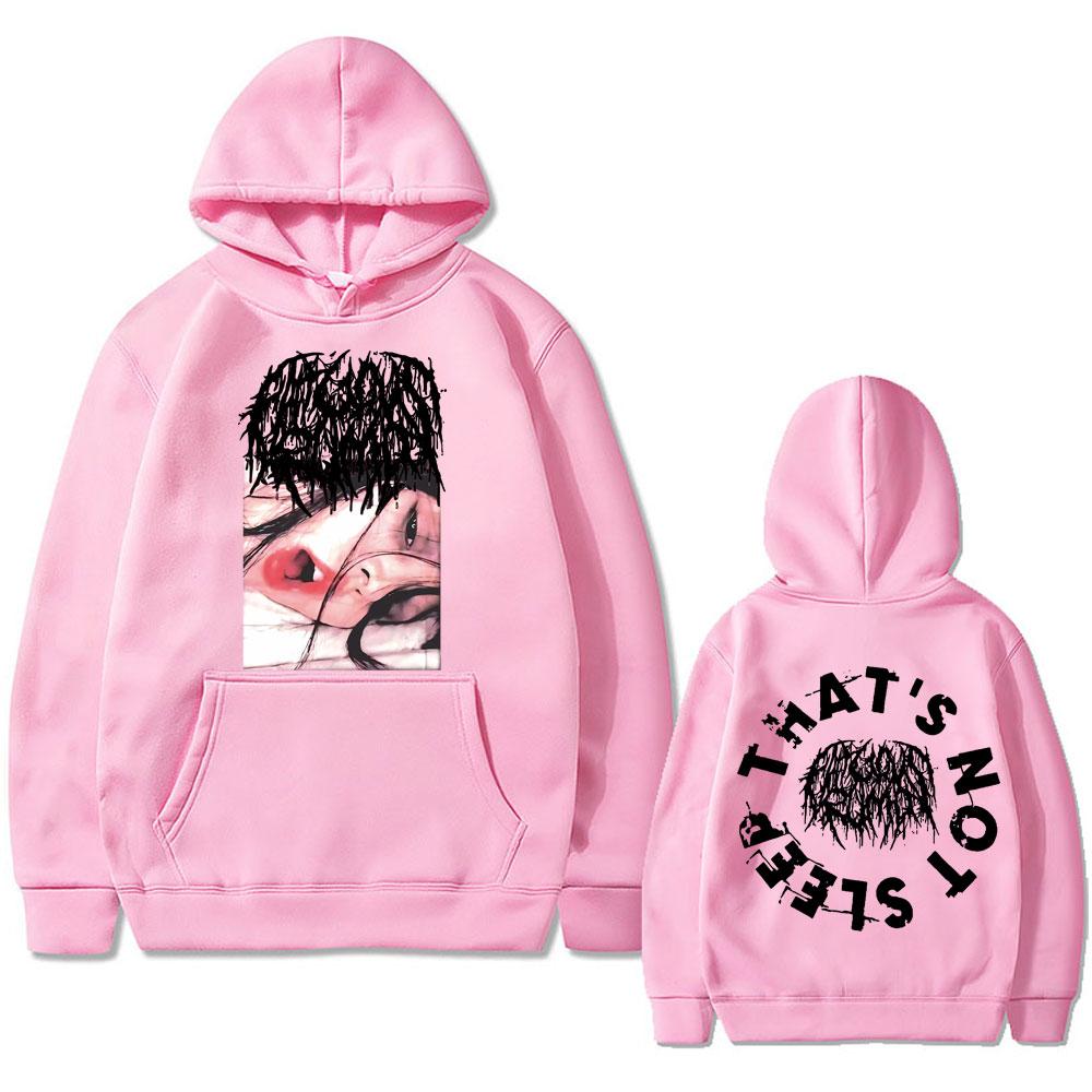 Rapper Playboi Carti und Ken Carson That's Not Sleep Hoodie Herren Opium Hip Hop Oversized Sweatshirt Herren Fleece Baumwolle Kapuzenpullover